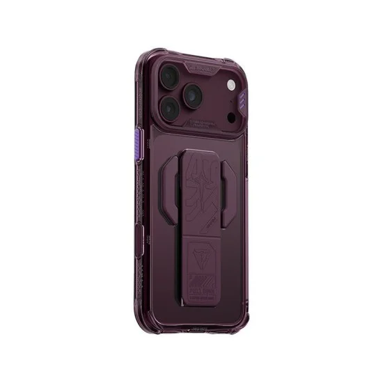 SKINARMA HELIO CE MagSafe iPhone 18 Pro Case with Stand – Burgundy
